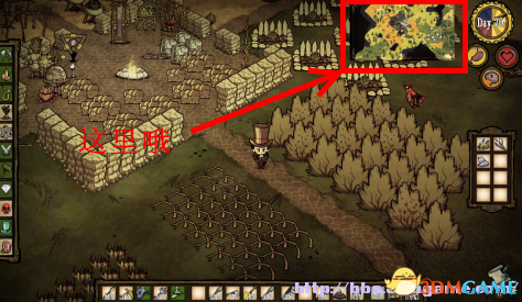 饥荒+小地图mod+再也不用频繁切地图