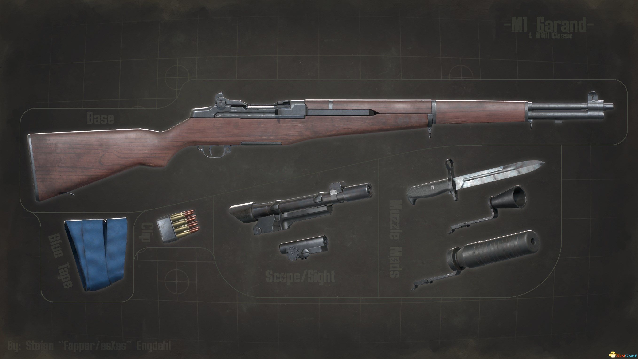 辐射4m1加兰德步枪modv13