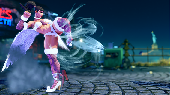 街头霸王5 春丽万圣节羽翼型比基尼天使mod